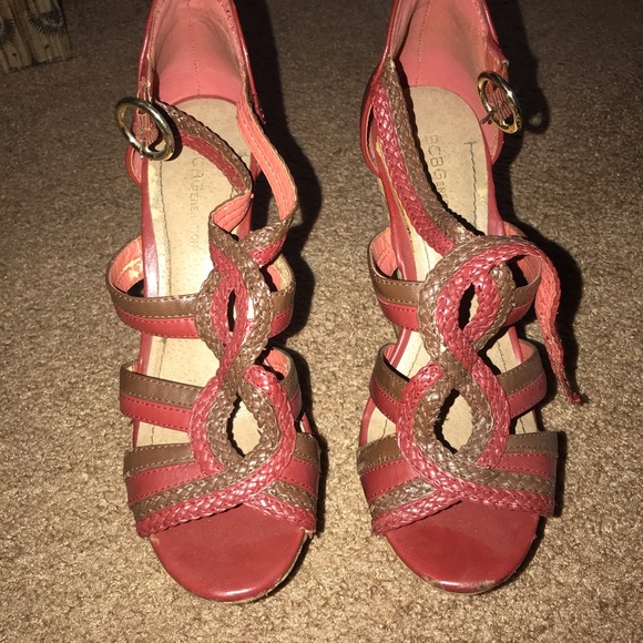 Bcbg cork screw platform heels - Picture 3 of 7